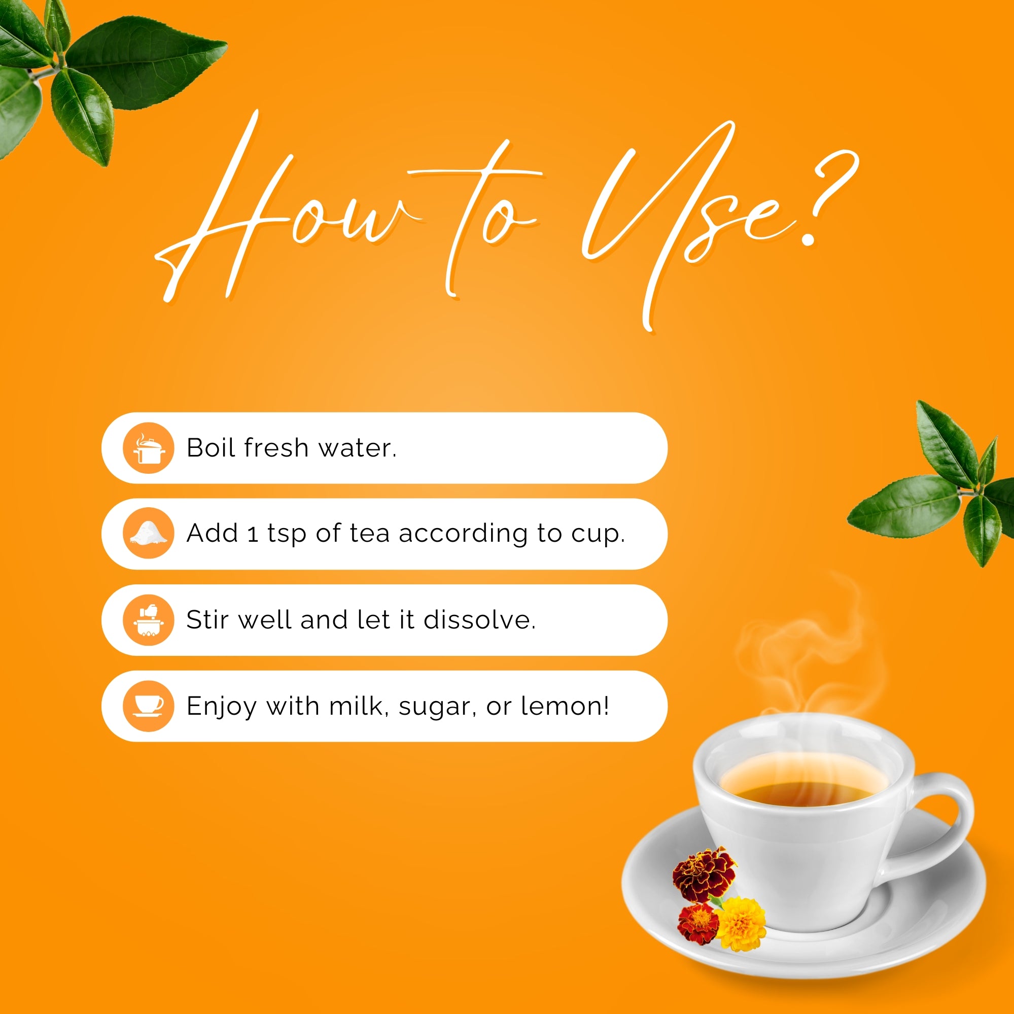 Teanatic Marigold Tea